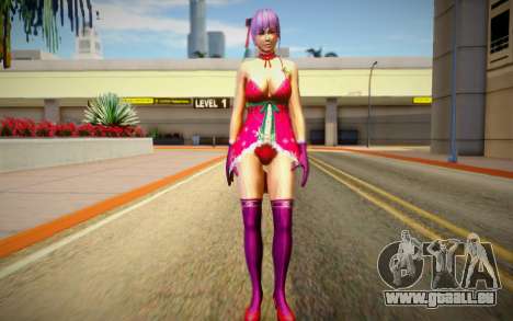 DOAXVV Ayane - Noel Charmant pour GTA San Andreas