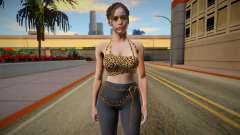 Claire Redfield Top Leopard pour GTA San Andreas