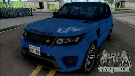 Land Rover Range Rover Sport SVR 2017 Improved pour GTA San Andreas