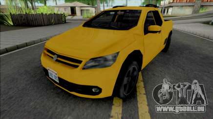 Volkswagen Saveiro G5 Yellow für GTA San Andreas