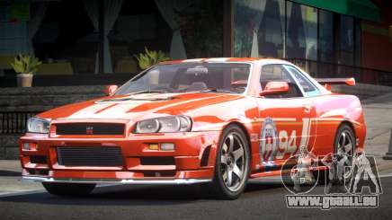 Nissan Skyline R34 GST Racing L9 für GTA 4