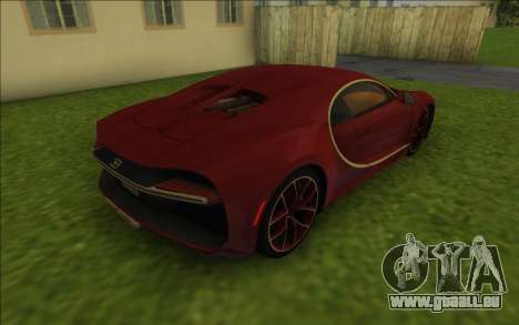 Bugatti Chiron pour GTA Vice City