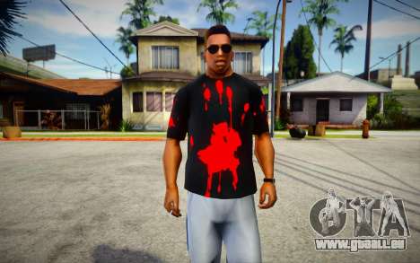 Bloody Print T-Shirt pour GTA San Andreas
