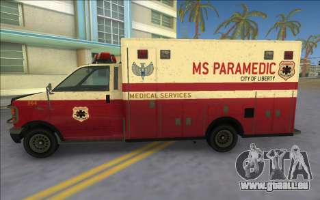 Ambulance from GTA IV pour GTA Vice City