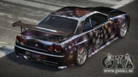 Nissan Skyline R34 BS U-Style PJ5 für GTA 4