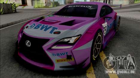 Lexus RC F GT3 pour GTA San Andreas