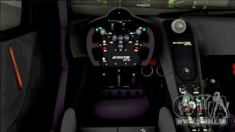 McLaren 650S GT3 (SA Lights) pour GTA San Andreas