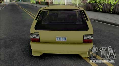 Fiat Uno [VehFuncs] pour GTA San Andreas