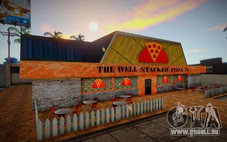 HQ The Well Pizza Stacked Co. 1.0 pour GTA San Andreas