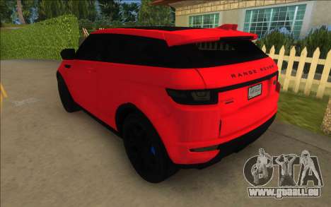 Land Rover Range Rover Evoque pour GTA Vice City