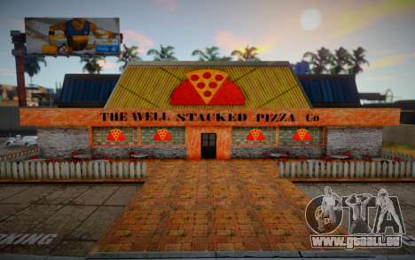 HQ The Well Pizza Stacked Co. 1.0 pour GTA San Andreas