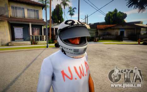 Racing Helmet Leopard für GTA San Andreas