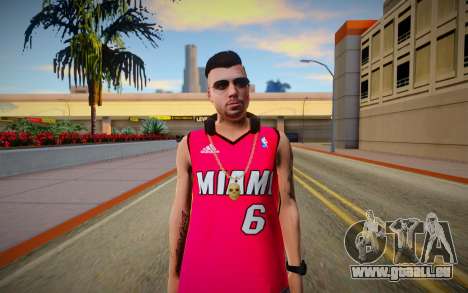 GTA Online Skin Ramdon N23 Male Miami Heat Lebro pour GTA San Andreas