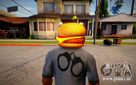 Fortnite Durr Burger Mask for Cj für GTA San Andreas
