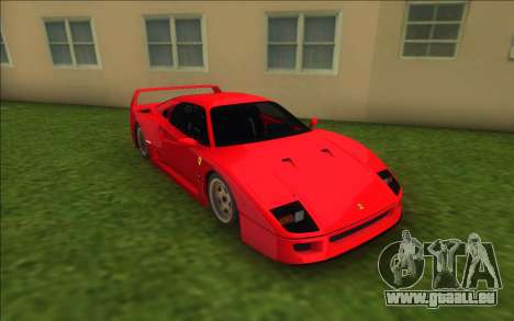 Ferrari F40 (Good car) pour GTA Vice City