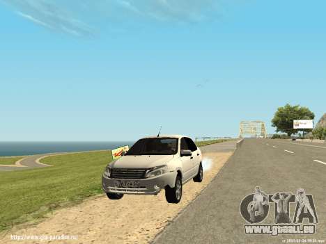 Lada Granta Sedan 53RUS pour GTA San Andreas