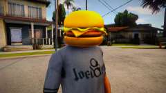 Burger Mask For CJ für GTA San Andreas