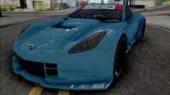 Chevrolet Corvette C7R GTE (SA Lights) pour GTA San Andreas
