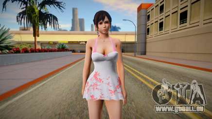 Kokoro White Flower Dress für GTA San Andreas