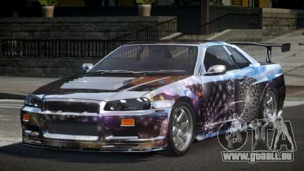 Nissan Skyline R34 BS U-Style PJ5 pour GTA 4