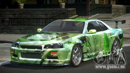 Nissan Skyline R34 BS U-Style PJ10 pour GTA 4