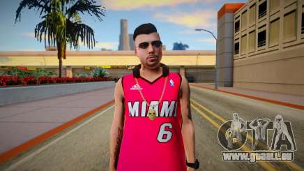 GTA Online Skin Ramdon N23 Male Miami Heat Lebro pour GTA San Andreas