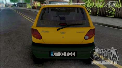 Daewoo Matiz (Romanian Plates) für GTA San Andreas