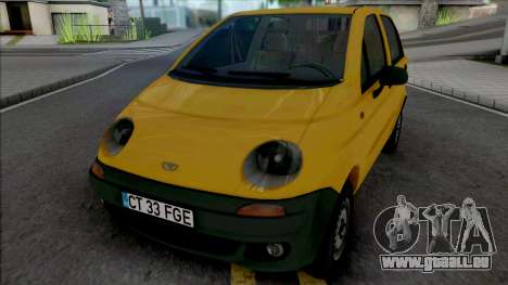 Daewoo Matiz (Romanian Plates) pour GTA San Andreas