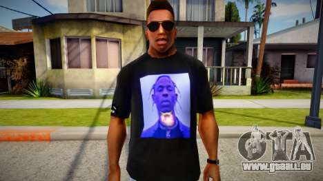 Travis Scott Black T-Shirt pour GTA San Andreas