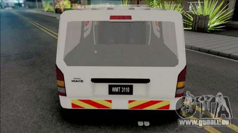 Toyota Hiace PosLaju Malaysian Van für GTA San Andreas