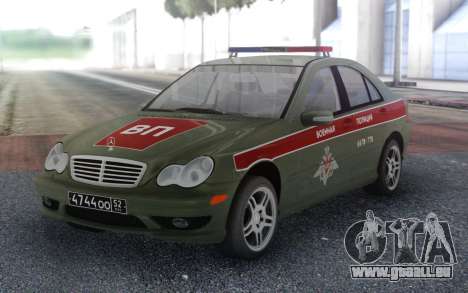 Mercedes-Benz Classe C Police militaire pour GTA San Andreas