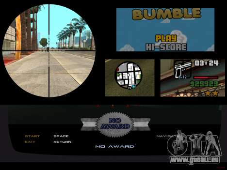 Projet remasterisé par interface pour GTA San Andreas