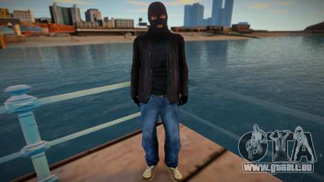 Bandit masqué et cuir pour GTA San Andreas