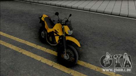 Yamaha XT660 Yellow pour GTA San Andreas