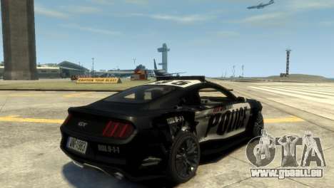 2015 Ford Mustang GT Police (UpdateV2.1) für GTA 4