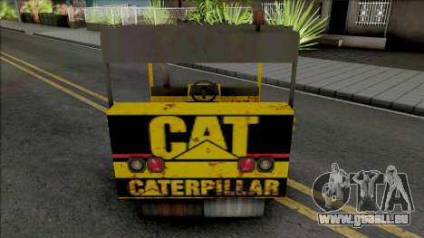 CAT Rodillo Compactador Con Topadora pour GTA San Andreas