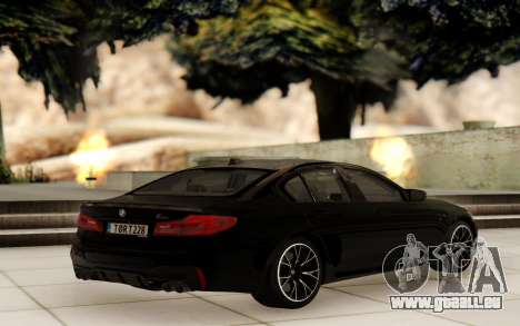 BMW M5 Competition Black Style pour GTA San Andreas