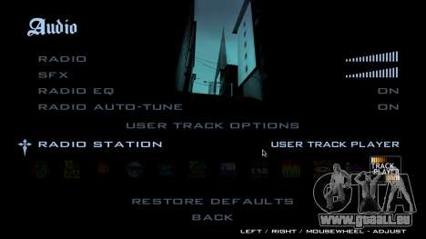Projet remasterisé par interface pour GTA San Andreas