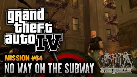 No Way on the Subway Overhaul pour GTA 4