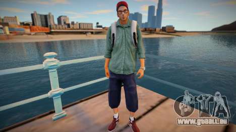 New Zero with a backpack für GTA San Andreas