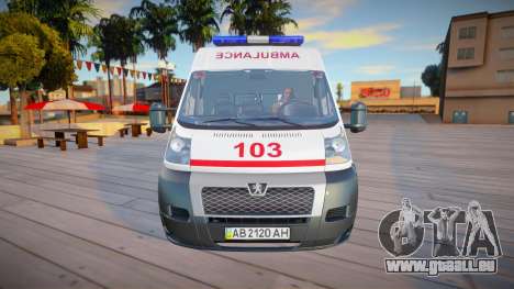 Peugeot Boxer Krankenwagen Ukraine für GTA San Andreas