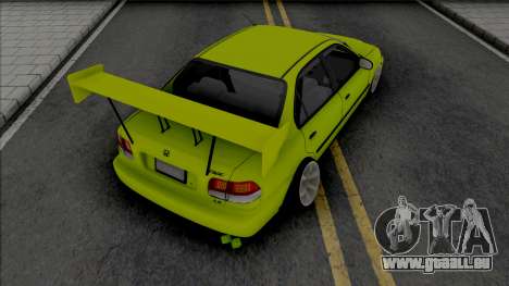 Honda Civic 1.6 iES Yellow pour GTA San Andreas