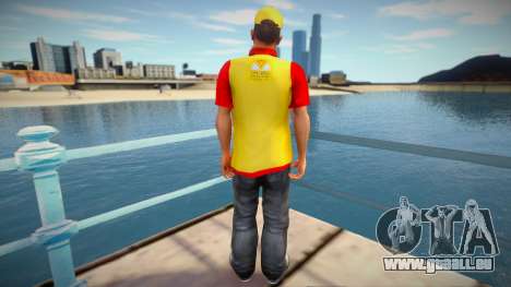 Un vendeur de pizza pour GTA San Andreas