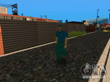 Employé du Ministère des situations d’urgence de pour GTA San Andreas