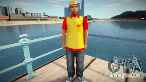 Un vendeur de pizza pour GTA San Andreas