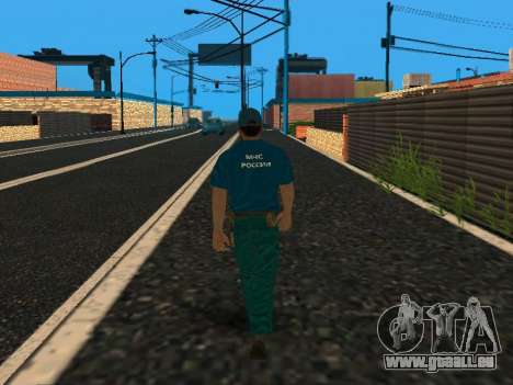 Employé du Ministère des situations d’urgence de pour GTA San Andreas