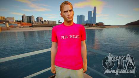 Paul Walker red shirt pour GTA San Andreas
