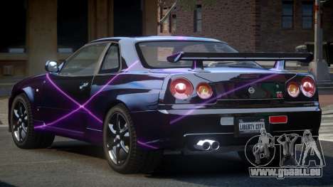 Nissan Skyline PSI R34 US S7 pour GTA 4