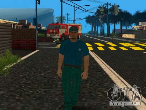 Employé du Ministère des situations d’urgence de pour GTA San Andreas