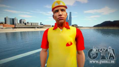 Un vendeur de pizza pour GTA San Andreas